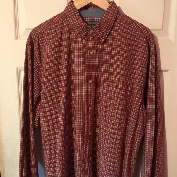 Woolrich Multicolor Plaid Long Sleeve Button Down Shirt Mens Large L - Picture 1 of 12